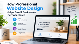 How Professional Website Design Helps Small Businesses Increase Sales