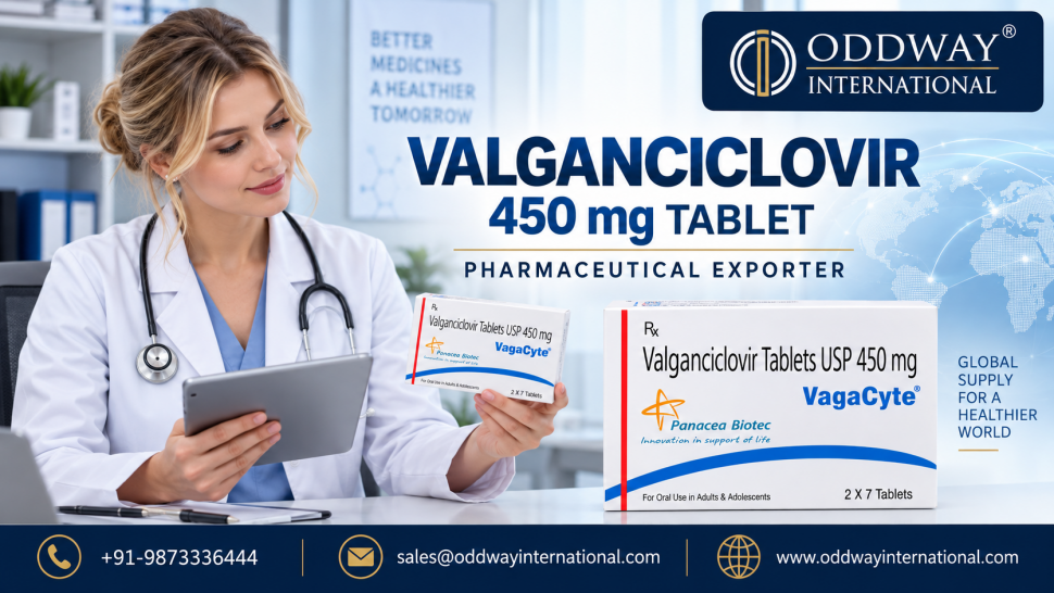 Valganciclovir 450 Mg Tablet Cost in the USA - Oddway International