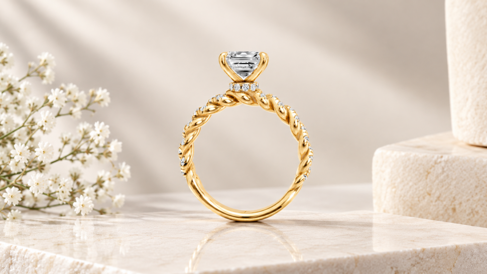 What to Know About Resizing a Hidden Halo Engagement Ring