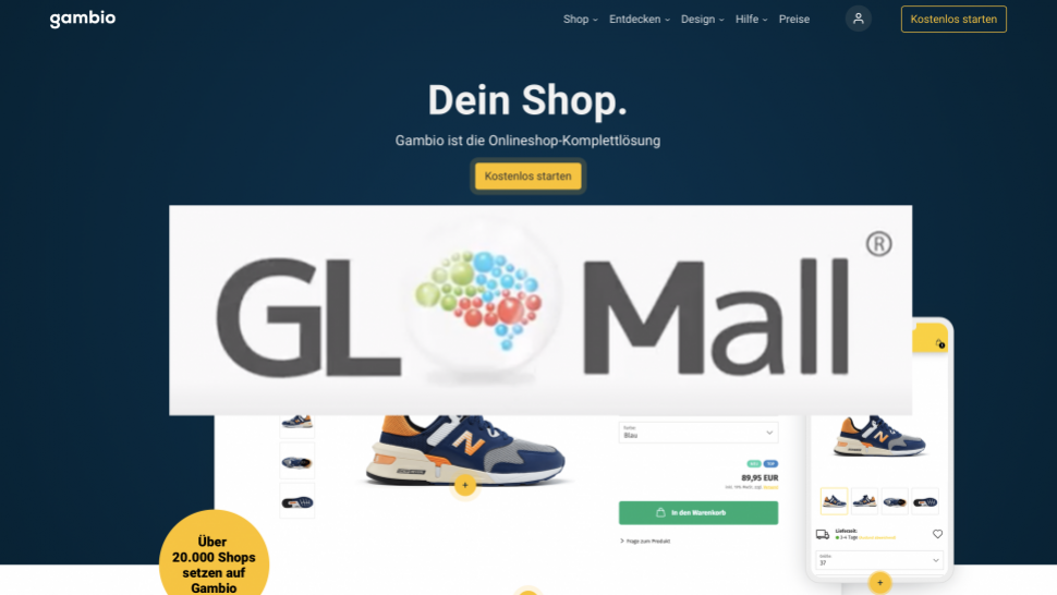 How to connect a GAMBIO Online Shop with GLMall