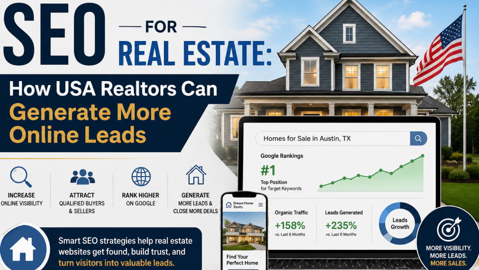 SEO for Real Estate: How USA Realtors Can Generate More Online Leads