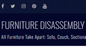 Furniture and Couch Disassembly PA for Residential Moves