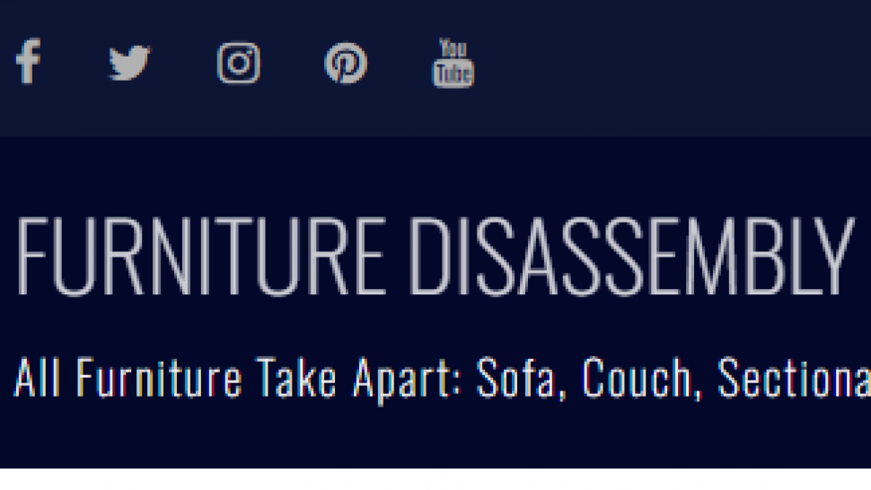 Furniture and Couch Disassembly PA for Residential Moves