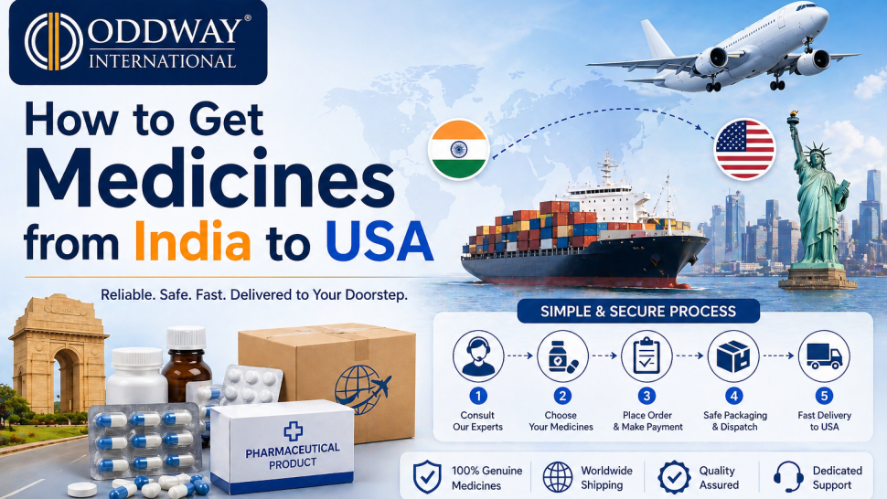 How to Get Medicines from India to USA | Safe Shipping Guide | Oddway International
