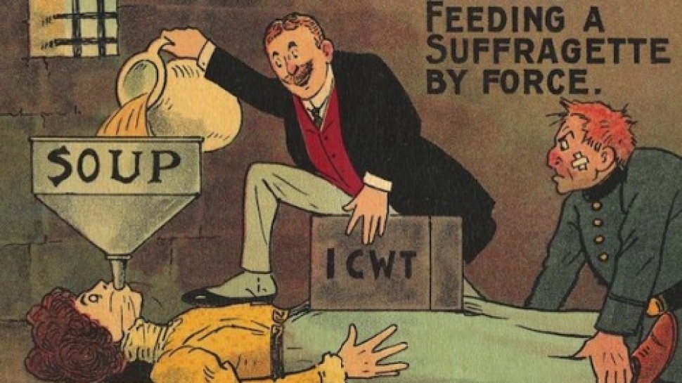 Anti-women posters a century ago