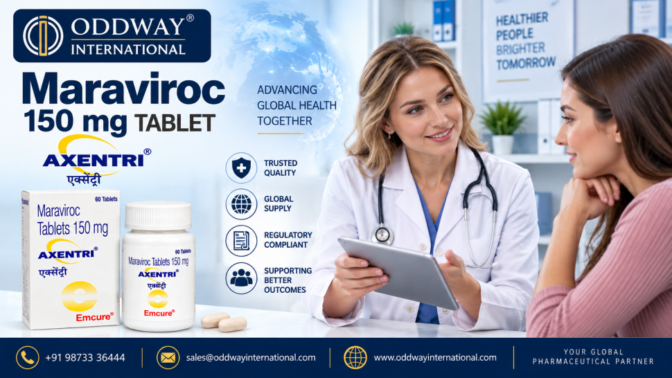 Maraviroc Brand Name for USA Hospitals - Oddway International