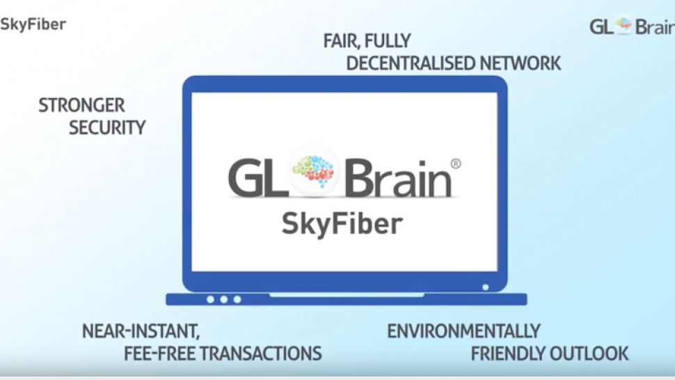 GLBrain uses the Skyfiber Blockchain