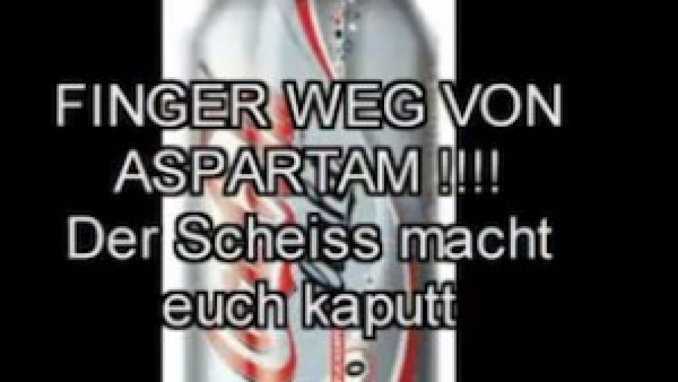 Aspertam ? Schon gehört, als Rattengift bekannt und viele trinken es täglich, Prost Mahlzeit...