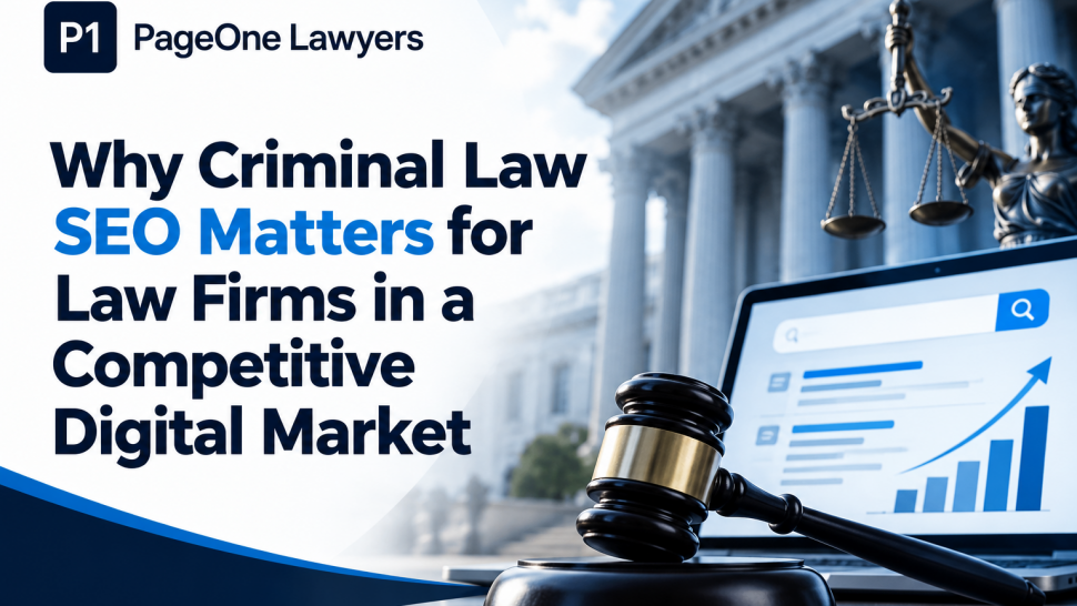 Why Criminal Law SEO Matters for Law Firms in a Competitive Digital Market