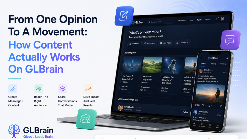 From One Opinion To A Movement: How Content Actually Works On GLBrain