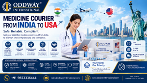 Medicine Courier from India to USA for Licensed Buyers